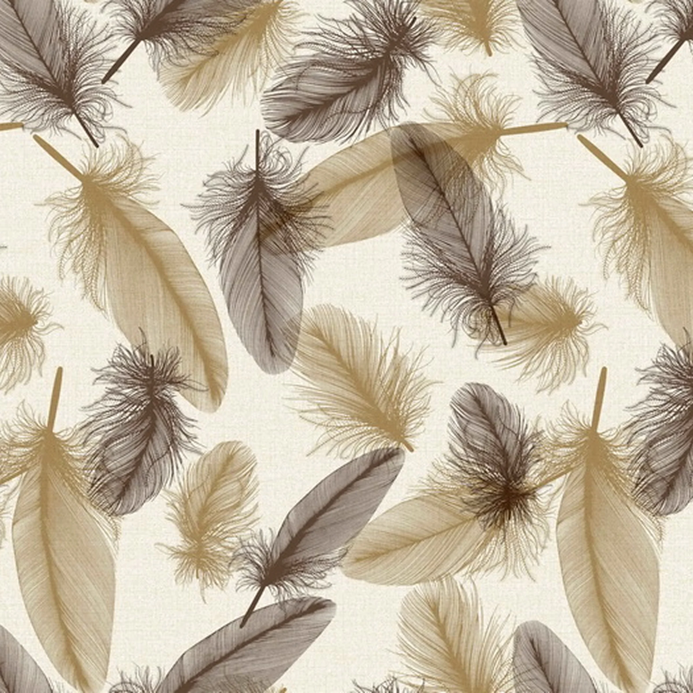 Cerata Stołowa Glitter na Tkaninie Poliestrowej – Abstrakcyjny Wzór 3D – Beżowo-Złoty