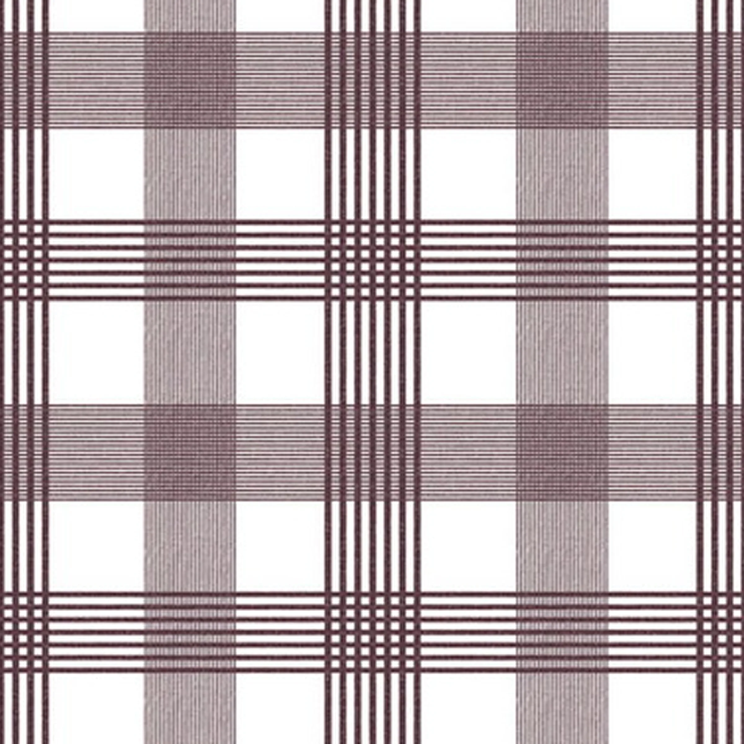 Cerata Stołowa PVC na Włókninie – Klasyczna Kratka – Bordowo-Biała